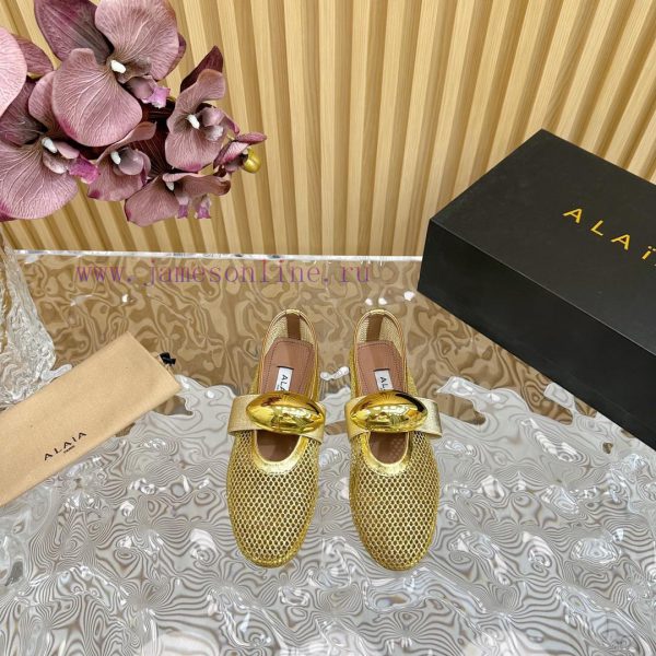 ALAIA | French high-end high-end high-end high-end brand mesh hollow ballet single shoe supe4o91i5wg