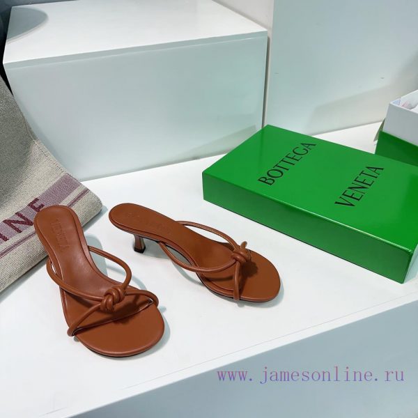 Bottega Veneta 24 Spring/Summer Easy Strap Cat Heel Slippers Sandals Ins&Xiaohongshu Many Ink6jj83pi