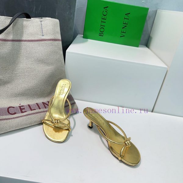 Bottega Veneta 24 Spring/Summer Easy Strap Cat Heel Slippers Sandals Ins&Xiaohongshu Many In7q0wxjaq