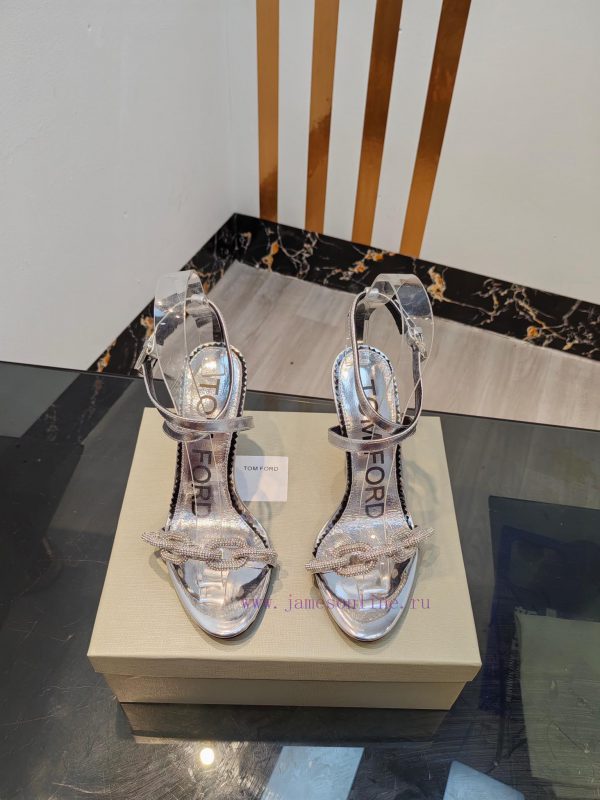 TOM FORD Top High Heel SandalsImported cowhide upperFoot pad sheepskinAAA grade original bla5rb7gk84