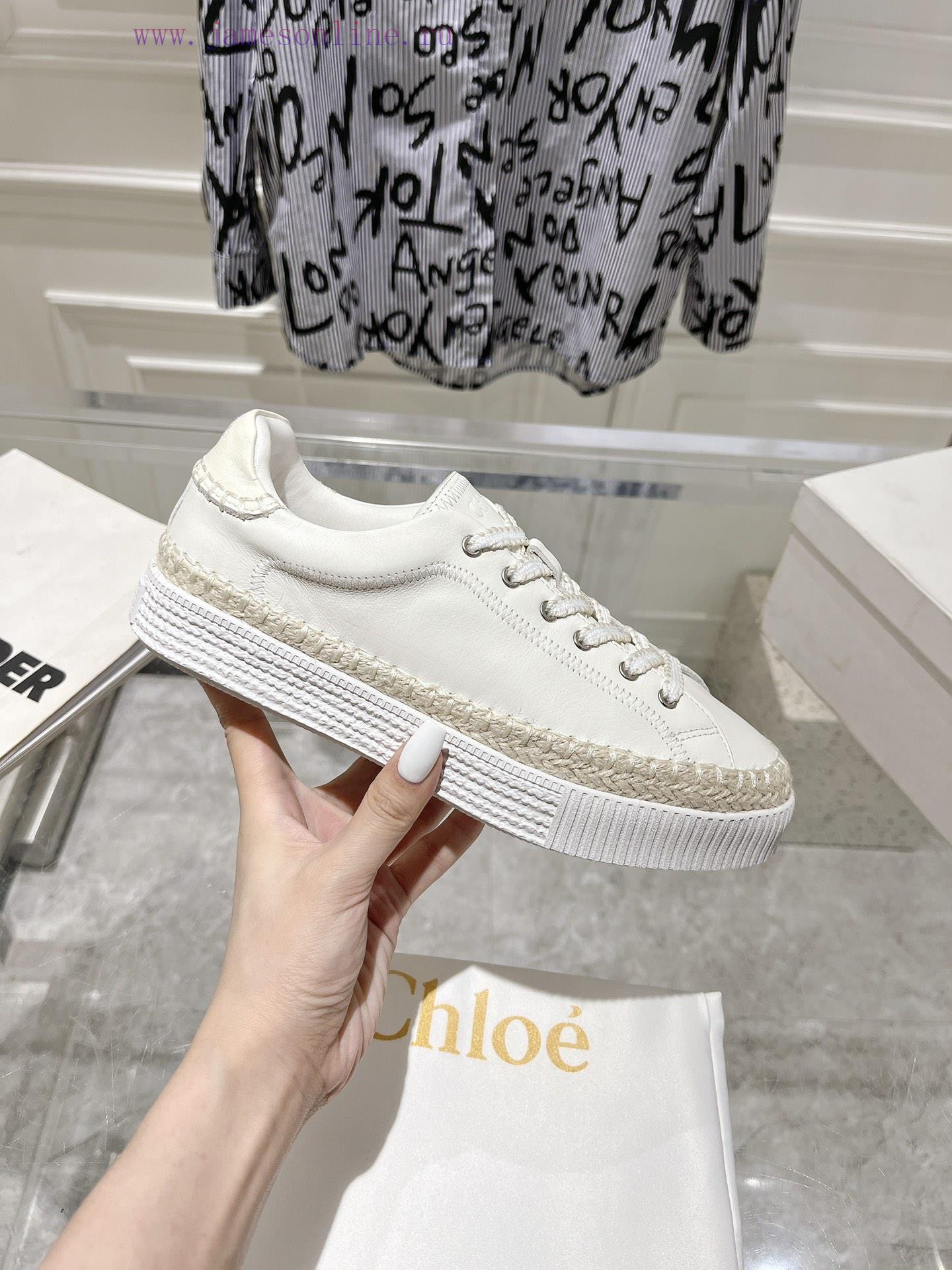 Chloe 24 New Hemp Edge Sports ShoesImported hemp rope edge hand sewn on the feet is super li9d8nj2yk - Image 6