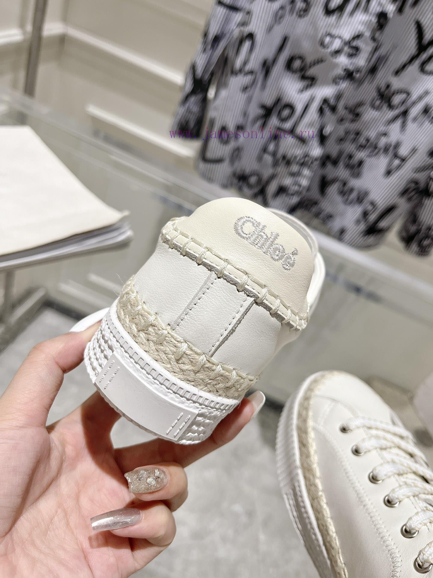 Chloe 24 New Hemp Edge Sports ShoesImported hemp rope edge hand sewn on the feet is super li9d8nj2yk - Image 8