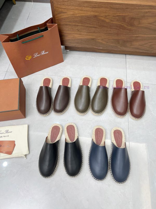 ? ‍️. Loro Piana * Top Quality Authentic Fisherman's Shoes Semi Trailer Purchase Original 1niahbb4r