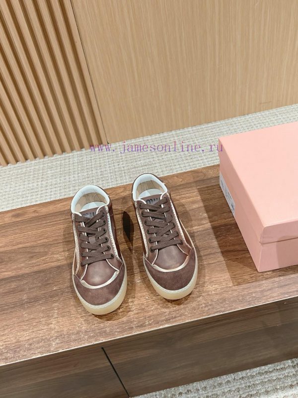 ?????? Miu Miu's new American retro style~A must-have for dirty shoes with a stylish and styavhpq4xz