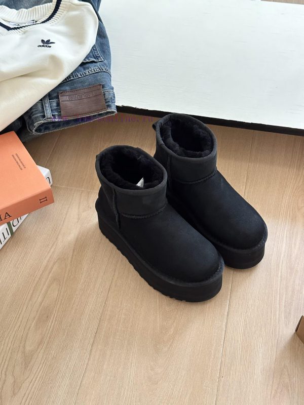 , size 35-40Ugg. Autumn and Winter Atmosphere 5cm Thick Bottom Low BarrelThe most popular th0qjer76n