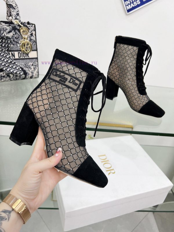 παντοφλεσ θαλασσησ ανδρικεσ | BootsJ'ADIOR Embroidered Jacquard Mesh Boots With Dior Pattern 3D Diamond Surface Embroidered A mnuhnda4 | παντοφλες καλογηρου