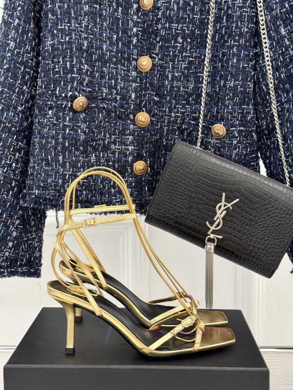 12 πεδιλο με φιογκο | Saint Laurent YSL Saint Laurent 25ssCross Strap High-heeled SandalsThe Design Of These Sandals u1irgl7y | ορειβατικα μποτακια zamberlan