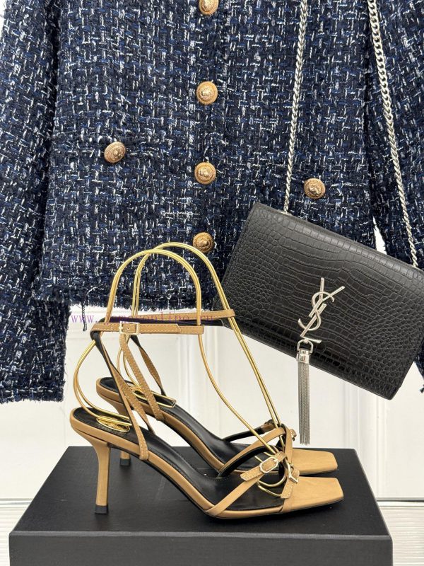 πεδιλα για κοριτσια σκρουτζ | Saint Laurent YSL Saint Laurent 25ssCross Strap High-heeled SandalsThe Design Of These Sandals 6a2lc6pk | πεζοπορικά μποτάκια