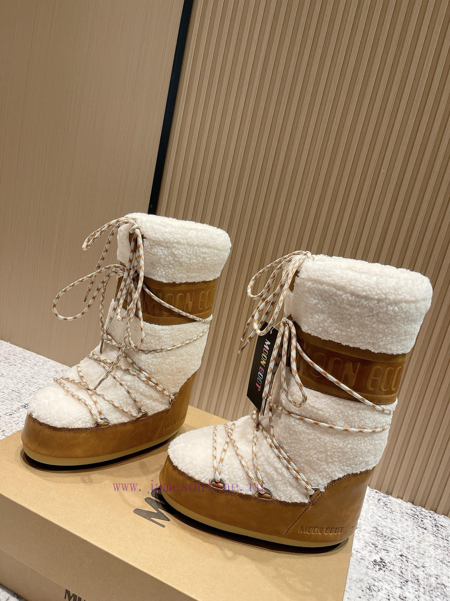 λευκα μποτακια cowboy | Top TierMoon Boot 25/Latest Autumn And Winter Ugly And Cute Snow Moon BootsForget About UGG Guc ho1m450q | ξύλινα τακουνια που κανουν θορυβο - Image 4