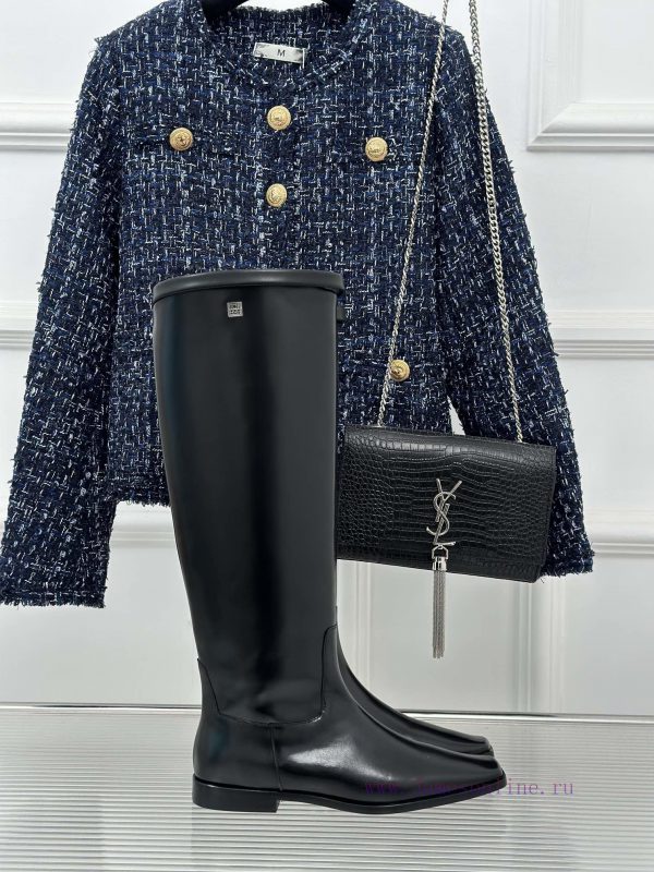 γαλοτσεσ migato | Toteme Designer Niche Brand Classic Autumn And Winter Square Head Belt Knight Boots Long BootsA uokom0dq | intersport αδιαβροχα παπουτσια