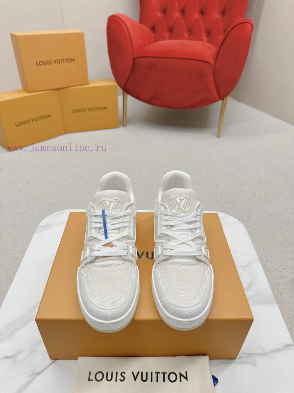 παντοφλεσ πετσετε υφαντιδης | LV TRAINER SneakersThis LV Trainer Sports Shoe Is A Patchwork Louis Vuitton MONOGRAM Denim Fabr 9l43ea4o | φουσκαλα απο παπουτσι