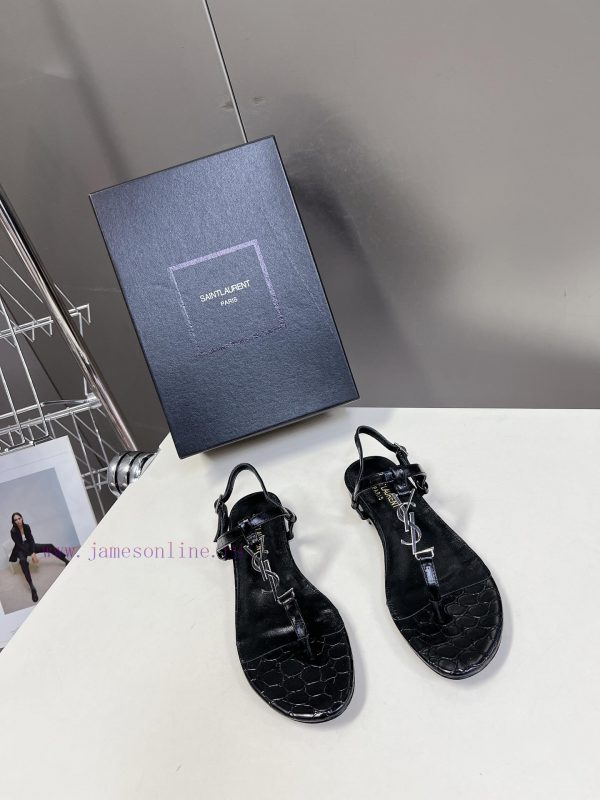 12ποντα πεδιλα | Saint Laurent 24ss Flat Soled SandalsThe Super Popular YSL Buckle Sandals Are Synchronized With r2oha7bn | jumbo πατοι παπουτσιων