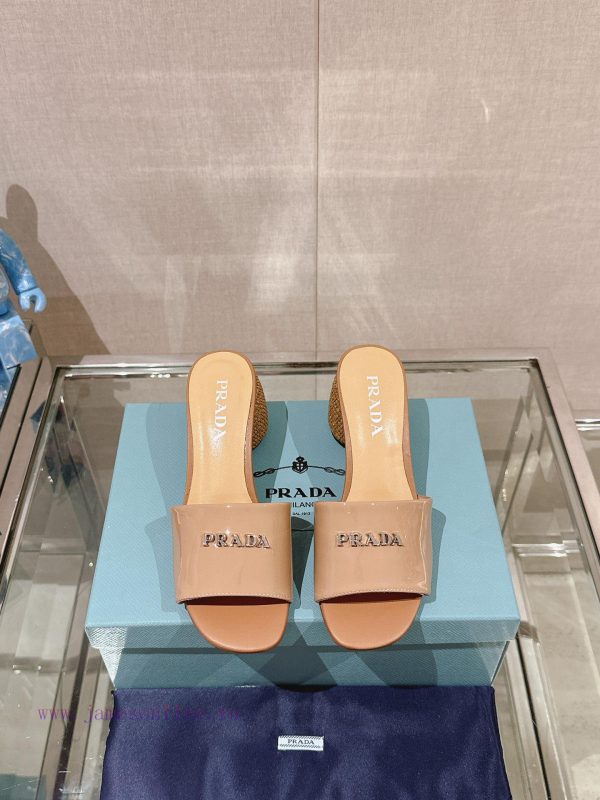 handball παπουτσια | -24Ss New Prada Knitted Round Thick Heel SlippersThe Simple And Exquisite Crochet Pattern Is Di plflmho4 | outlet shop παπουτσια