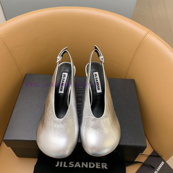 envie shoes μποτες πανω απο το γονατο | Jil Sander's Spring/Summer New Round Head Small Single Shoes With Large Round Head. With The Ad fjs384sm | ταμπα εσπαντριγιες πεδιλο