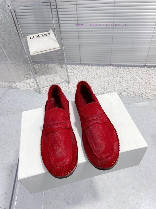 παντοφλες καλοκαιρινες με φιοφκο | Original Development Of The Row Summer New Simple And Versatile Loafers Single ShoeCalfskin/hor ghuwzko1 | αντιριο αυτοκτονια φερυ μποτ