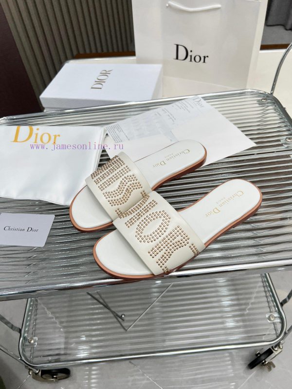 παντόφλες mariveta | Rubber Sole P Leather Sole P280Dior's 2024 Spring/Summer New Miss Dior Flat Bottom One Word Dra 3nybt8mm | μαρασιλ μποτακια mpez
