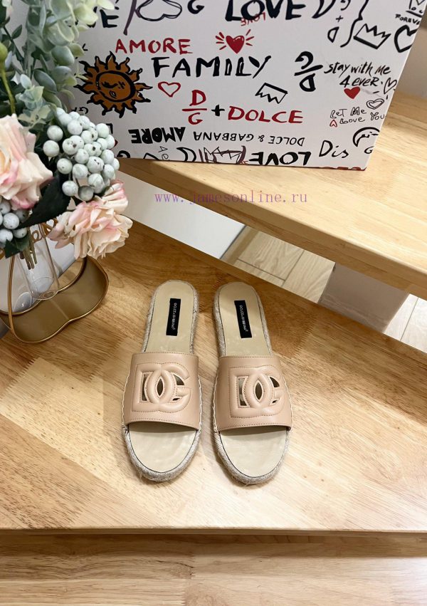 παντοφλες μιας χρησης φαρμακειο | Dolce&Gabbana Banner D&G Linen Soled Slippers 🩴 The Style Of The Fishing Shoe DG Is Really Beco ekeeaoem | adams shoes.γαλοτσες