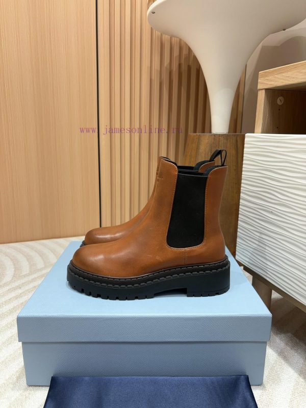 παντοφλες σομφορ | -24Ss New Prada Triangle Logo Double Edge Serrated Thick Sole Elastic Short BootsThis Leather C ckkzwwgh | brilliant πεδιλα