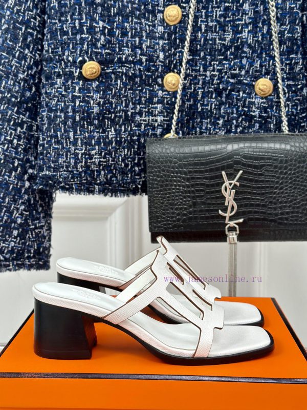 παντοφλες μποτακι γυναικειες με αντιολισθιτικο πατο ζωακια | Herm è S/Herm è S Classic Hollow H Thick Heel SlippersExtremely Retro Design With A Strong Exot pfx3kvlt | reebok αγορι παπουτσια