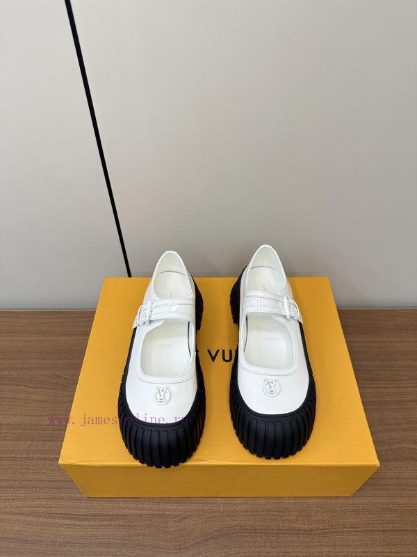 μποτάκια λεοπάρ | LOUIS VUITTON LV Loafers Big Toe Shoes Malizhen Single ShoesClassic Retro Fashion Malizhen Big lbfw39ds | παντόφλες συνατσάκη