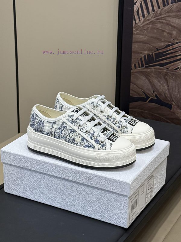 παντοφλες με σχεδιο καραμπινα | Dior Inserts New ColorsDior 25 Spring/Summer Thick Soled Embroidered SneakersThe Thickened Sole iatlij0c | ψηλο πεδιλο μαυρο με διαφανεια
