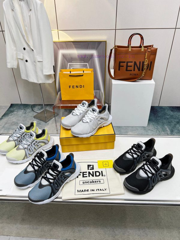 aku μποτακια προέλευση | 2024 Fendi Casual Sports Men's Shoes White High-tech Mesh Material Lightweight And Flexible Rub 1jbh0rrn | προσφορεσ σε ανατομικα παπουτσια