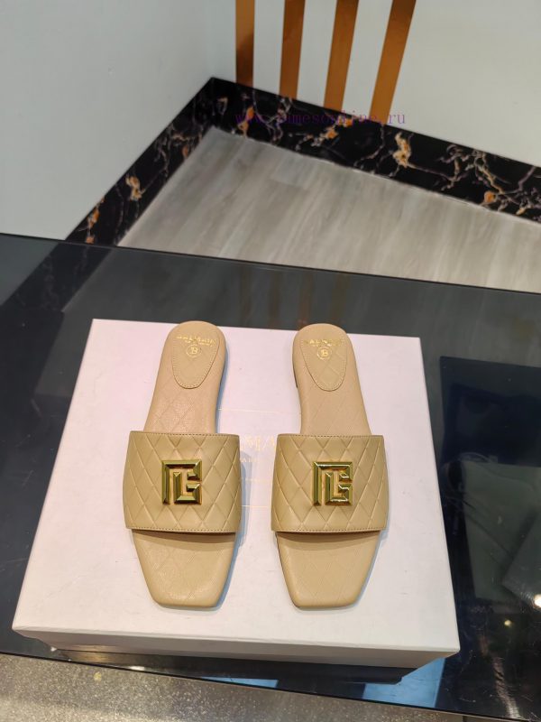 glami γυναικεια πεδιλα | Out Balmain 2024 Spring/Summer Fashion Flat SlippersBrand Balmain 𝘽𝙖𝙡𝙢𝙖𝙞𝙣 By French Fashion Des 3lmafj21 | ισπανικα παιδικα παπουτσια
