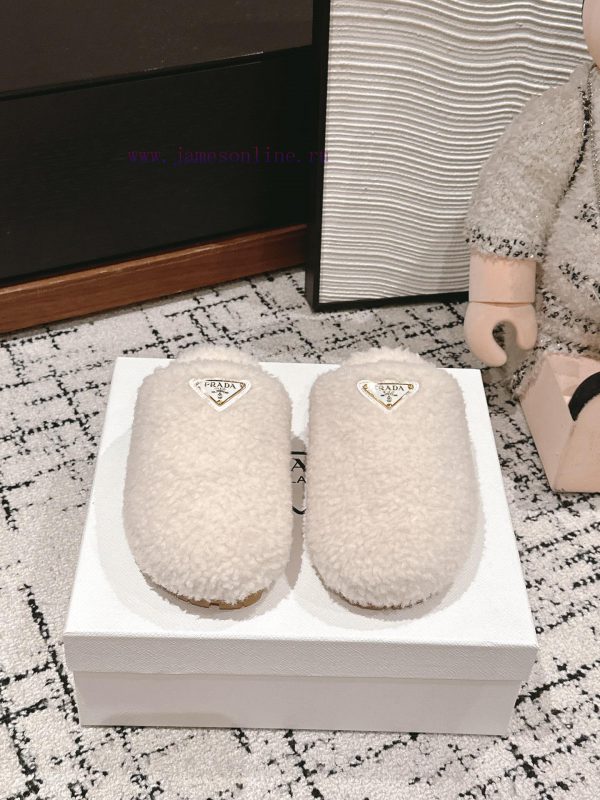 παντοφλες σεξυ | Top QualityPrada Fw24 New Arrival～P Home 2024 Autumn/Winter New Hairy SlippersHow Could A Pair y44gvftp | μαγειρικη σοδα παπουτσια