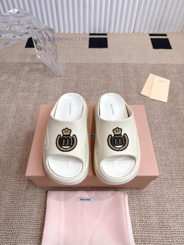 παντόφλες πισινας πάτοι μασάζ | MiuMiu Thick Soled Slippers Summer 2025 New Edition Net Infrared Wear Sports Beach Anti Slip Tr 6lz1egcp | praktiker μποτες