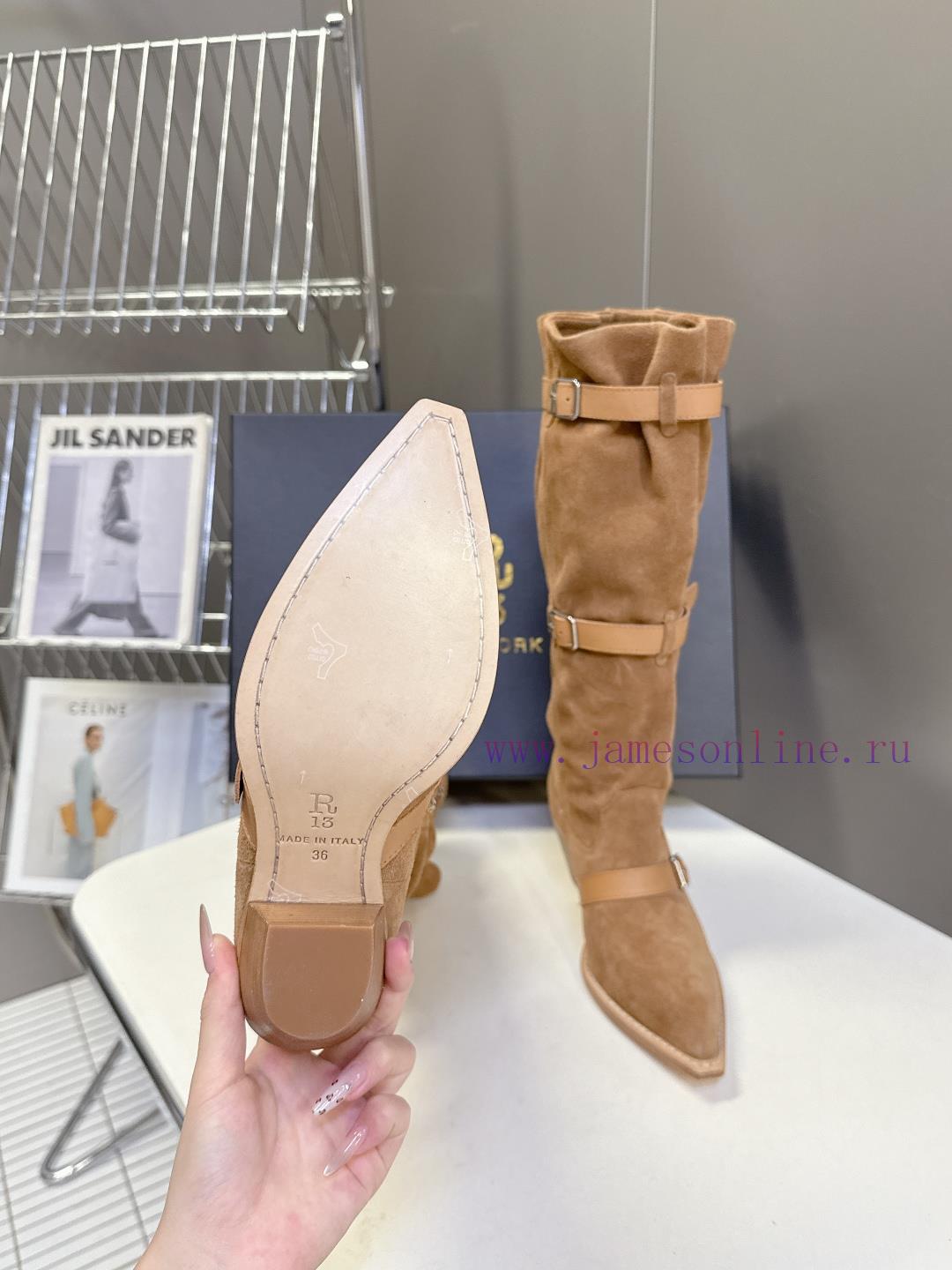 παντοφλεσ ανδρικεσ με γουνα | R13 Trendy Brand Autumn And Winter Lazy Style Buckle Strap European And American Style Thick He wck99rpm | forma adventure μπότες μοτοσυκλέτας - Image 10