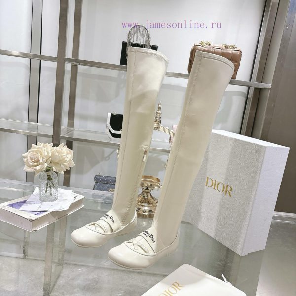 παντοφλες σπιτιου ντοναλντ | Dior 25 Autumn/Winter New Punk Style Flat Bottom Rubber Elastic High Barrel Knight Women's Long 1yegibz7 | divine παπουτσια