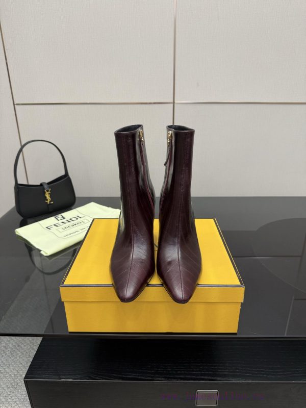 παντοφλες νεα σμύρνη | FENDI Arco Blind Eel Leather BootsThis Cylindrical Boot Features A Tapered Toe And High Heel De u7edcc81 | γυναικεια παπουτσια ασφαλειασ