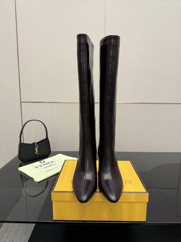 γυναικεια πεδιλα sonax microfiber navy | FENDI Arco Blind Eel Leather BootsThis Cylindrical Boot Features A Tapered Toe And High Heel De 4w5138o3 | 24 5 εκατοστα τι νουμερο παπουτσι