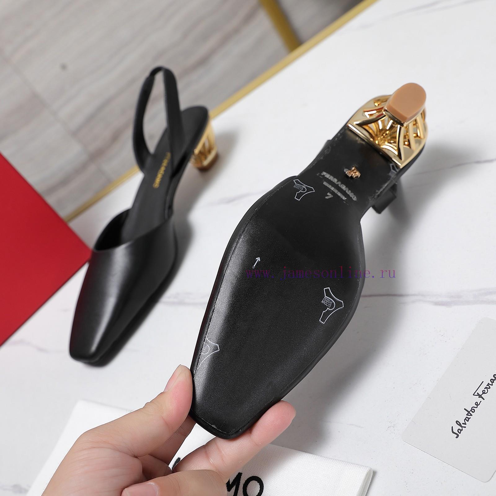 ανδρικα μποτακια μυλωνας | Ferragamo Summer Collection New ProductsHollow Metal Heel Back Empty SandalsThe Smooth Lines Of x5a0qz7x | δεκάποντο μποτάκι - Image 3