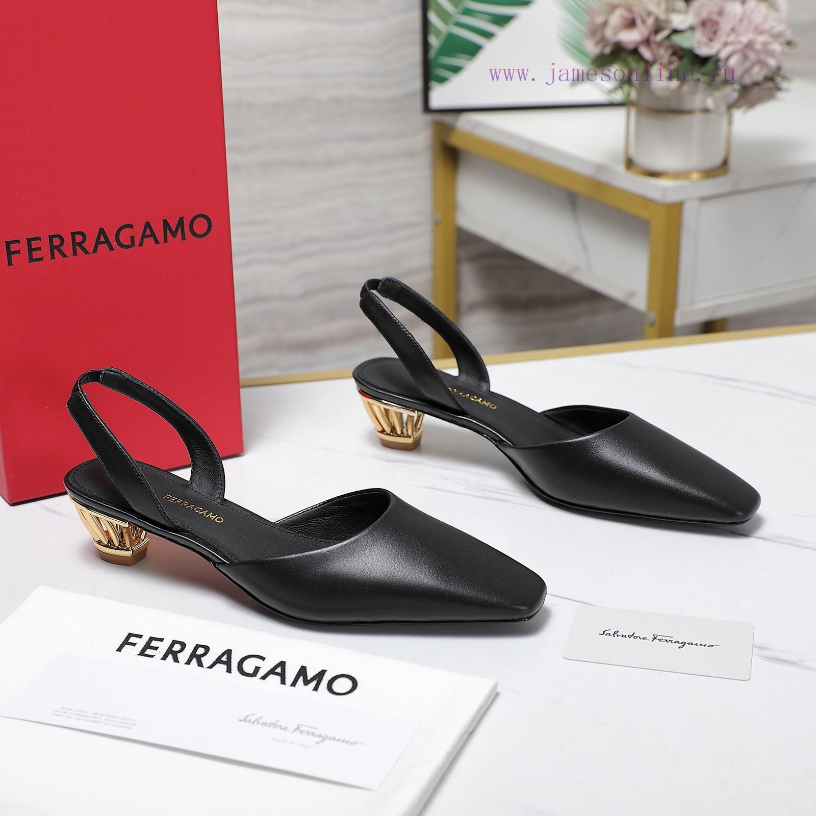 ανδρικα μποτακια μυλωνας | Ferragamo Summer Collection New ProductsHollow Metal Heel Back Empty SandalsThe Smooth Lines Of x5a0qz7x | δεκάποντο μποτάκι - Image 4