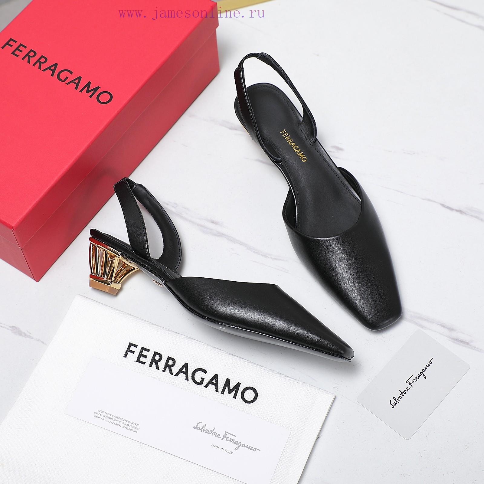 ανδρικα μποτακια μυλωνας | Ferragamo Summer Collection New ProductsHollow Metal Heel Back Empty SandalsThe Smooth Lines Of x5a0qz7x | δεκάποντο μποτάκι - Image 7
