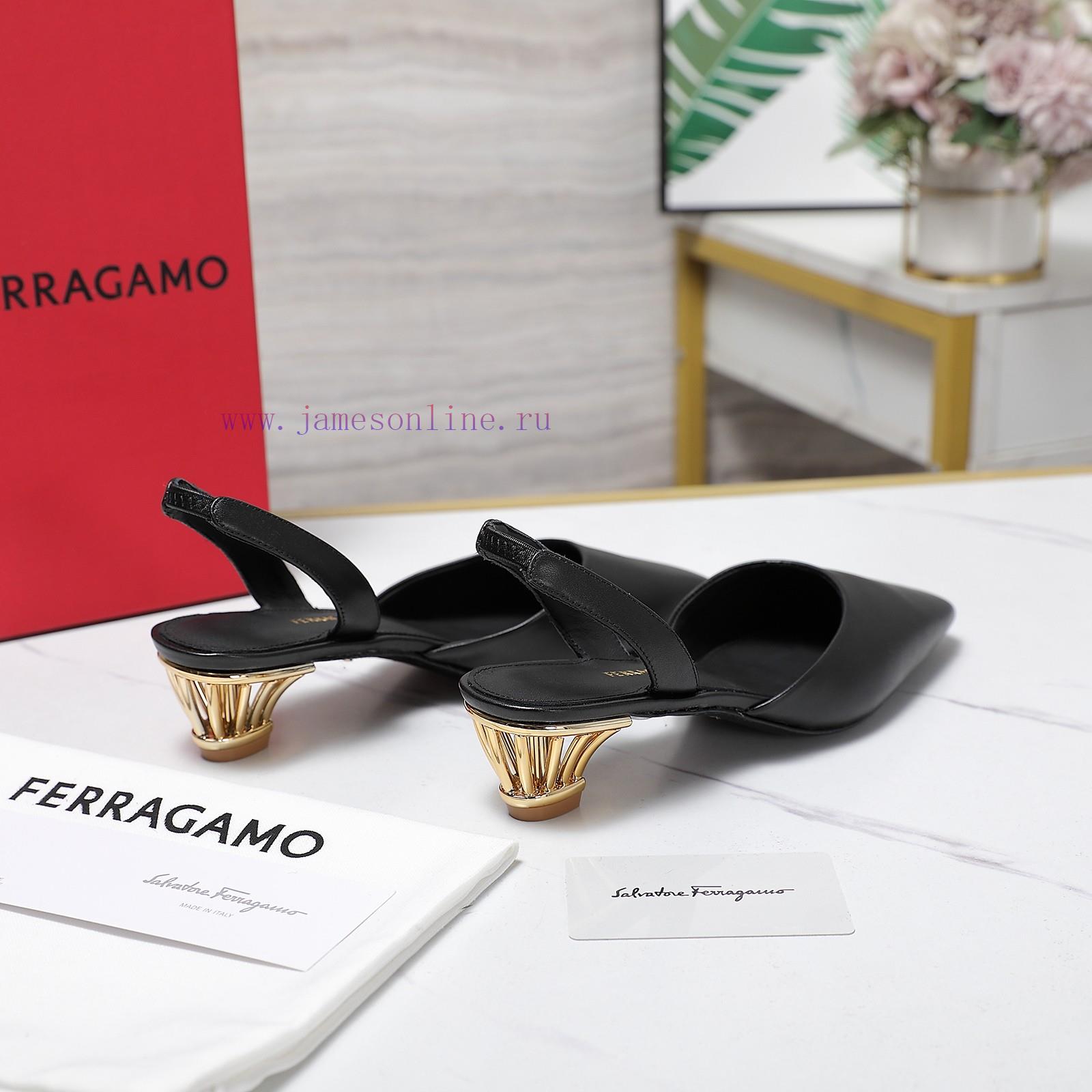 ανδρικα μποτακια μυλωνας | Ferragamo Summer Collection New ProductsHollow Metal Heel Back Empty SandalsThe Smooth Lines Of x5a0qz7x | δεκάποντο μποτάκι - Image 9