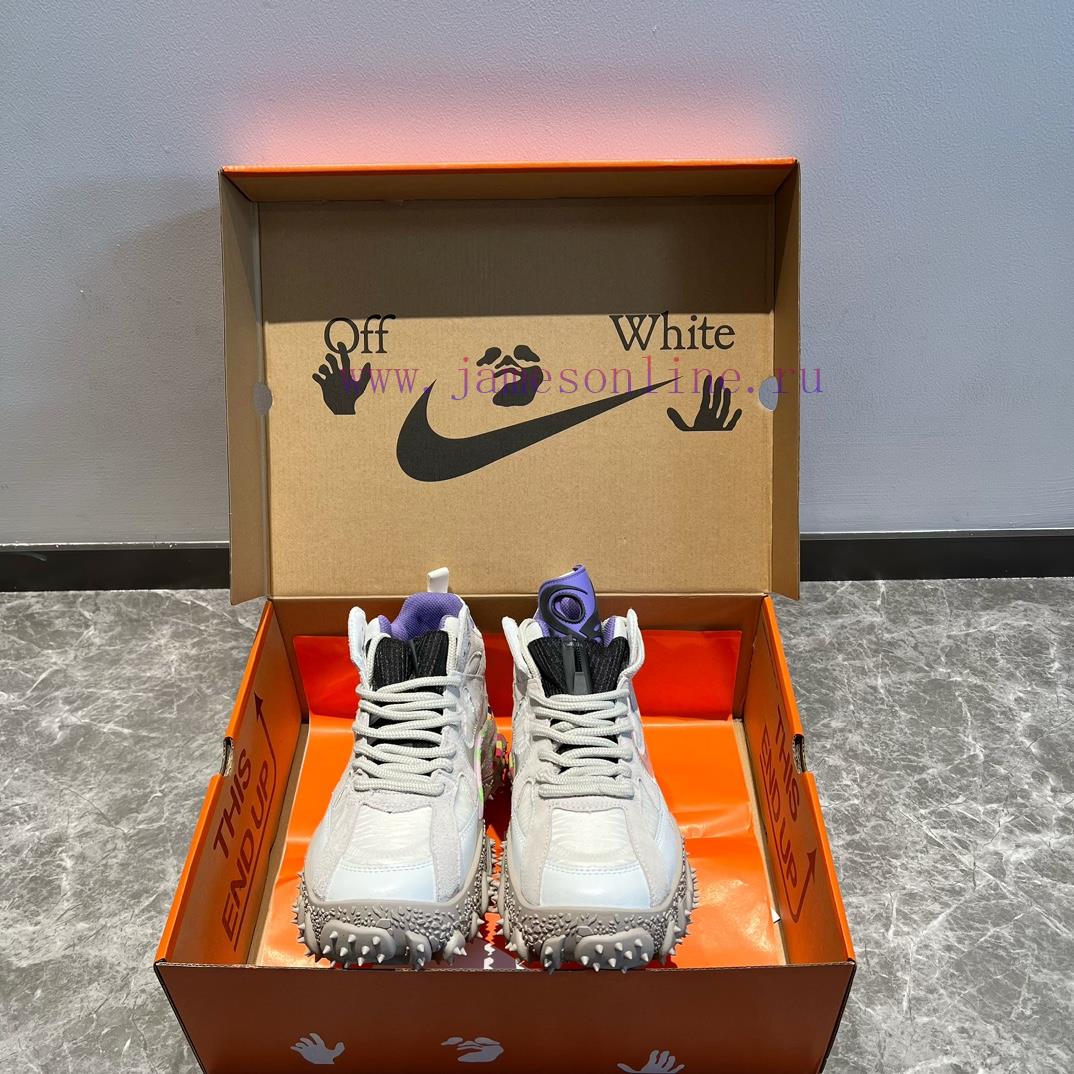 envie ανατομικες παντοφλες | Top Notch OFF-WHITE Nike ACG Air Terra Forma High Top Beige Shoe Upper Made Of High-quality Mat wrvbvjyt | sante βινυλ μποτες - Image 5