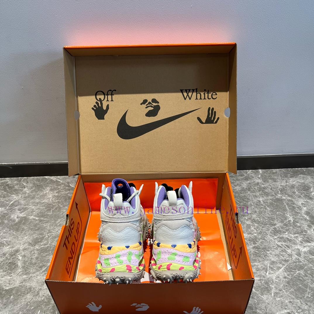 envie ανατομικες παντοφλες | Top Notch OFF-WHITE Nike ACG Air Terra Forma High Top Beige Shoe Upper Made Of High-quality Mat wrvbvjyt | sante βινυλ μποτες - Image 9