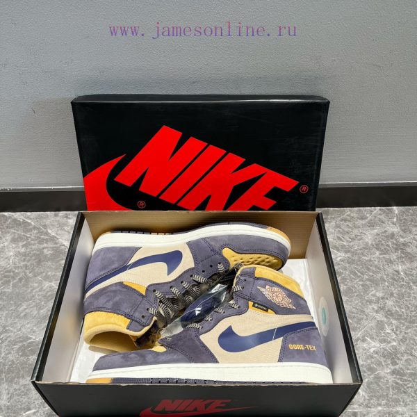 πεδιλα χρυσο μαυρο best price | The Jordan Air Jordan 1 Element Gore Tex "Sky J Purple" High Cut Blue Brown Color Scheme Uses S douiurud | καομποικο μποτακι καζακου