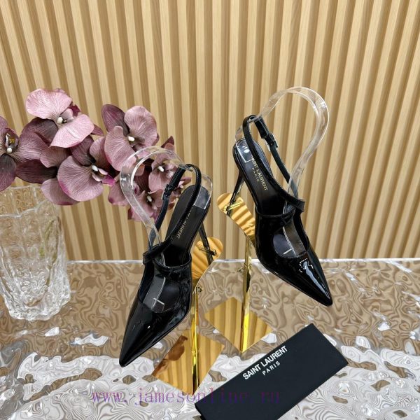 παντοφλες πλατφορμες 2016 | Top YSL - Saint Laurent Paris Runway Updates With Pointed Cross Strap Heel Design That Looks Ve 9bfth5zw | αλβερτο μποτια