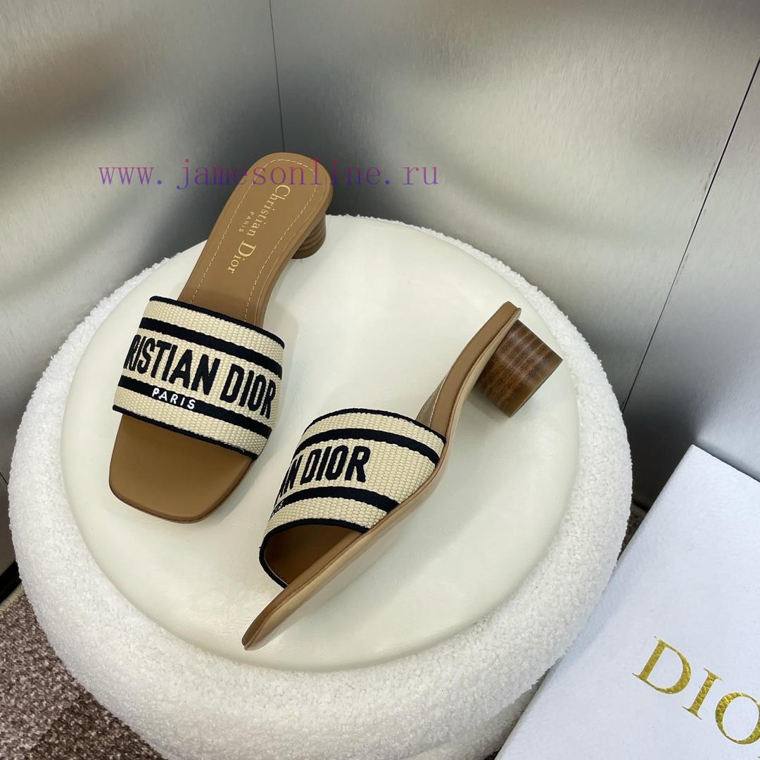 παντοφλες anatomic.gr | Dior 2024 Spring/Summer New DWAY Flat Bottom One Word Drag Color Blocked Women's Shoes CD Lette p7mkl5aa | αεροσολα παπουτσια γυναικεια - Image 7