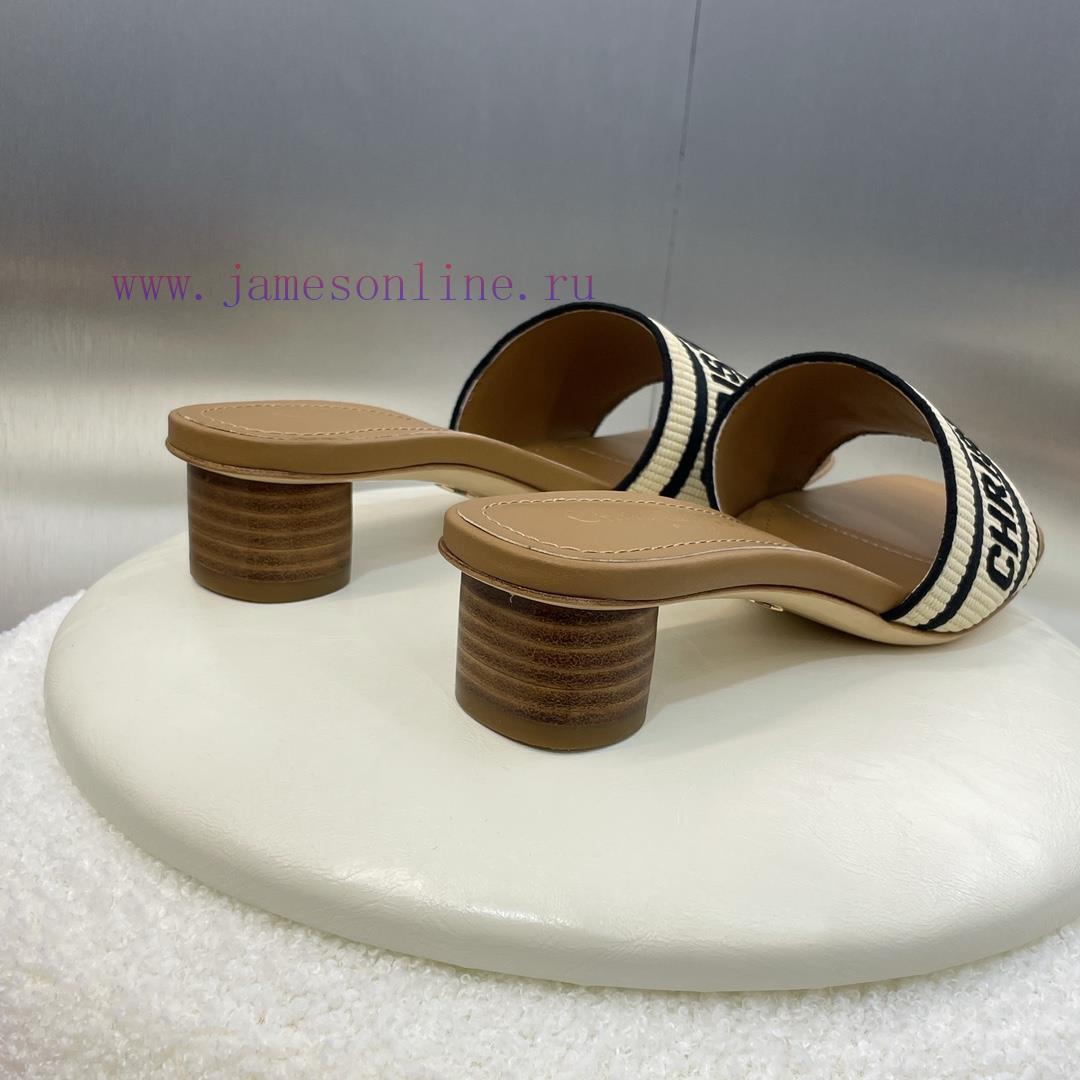 παντοφλες anatomic.gr | Dior 2024 Spring/Summer New DWAY Flat Bottom One Word Drag Color Blocked Women's Shoes CD Lette p7mkl5aa | αεροσολα παπουτσια γυναικεια - Image 8