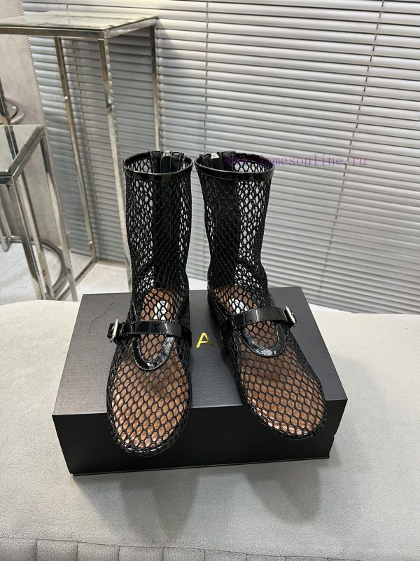 8 μάλλινο πουλόβερ pencil φούστα ψηλές μπότες | ALAIA Summer New Flat Bottomed Mesh Boots Cool Boots ️The Original Version Purchased The ALAIA r5r8ihcc | bzees γυναικεία παπούτσια