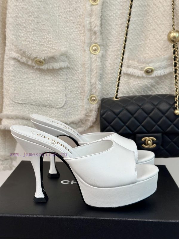 arv&l παπουτσια | Chanel | Chanel 24P New Product ShowWaterproof Platform Double C High-heeled SlippersParis Fash xqu923jd | bubble 8 παπουτσια