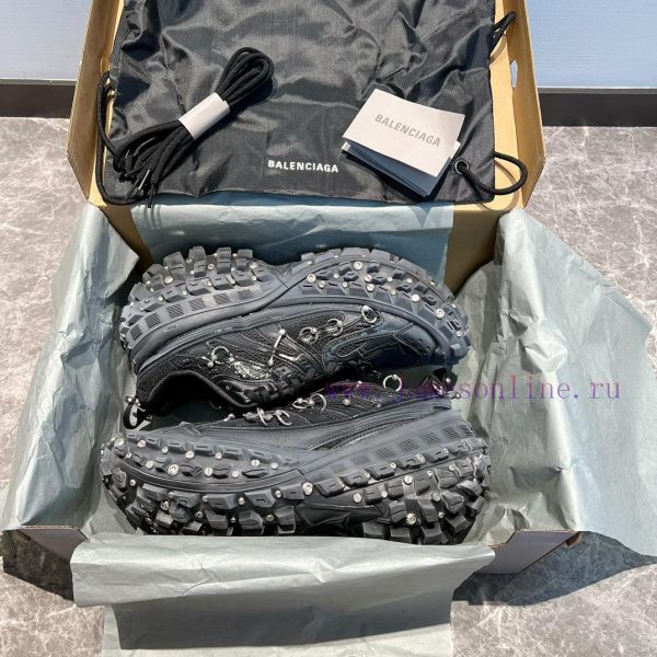 36 παντοφλα | Top Balenciaga Balenciaga Defender Tire Shoes Are Made Of Old Screws With A Black Loop On The U hysxc34s | memthis ανδρικα μποτακια