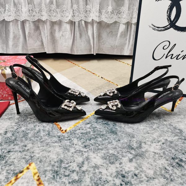 ceris παντοφλες | New Top DG2024 New DG Rhinestone Buckle Toe Back Empty SandalsSexy High Heels 10.5cm And Comfor r8sitwfg | εξωφτερνο μποτακι
