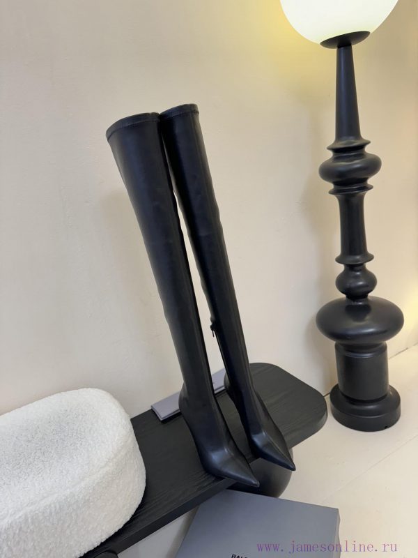 tom's μαυρες μπότες | Balenciaga Pointed Zipper BootsIt's So Cool To Want To Become A Woman From A Parisian Family. T chu21v1l | blue μποτακια με γουνα