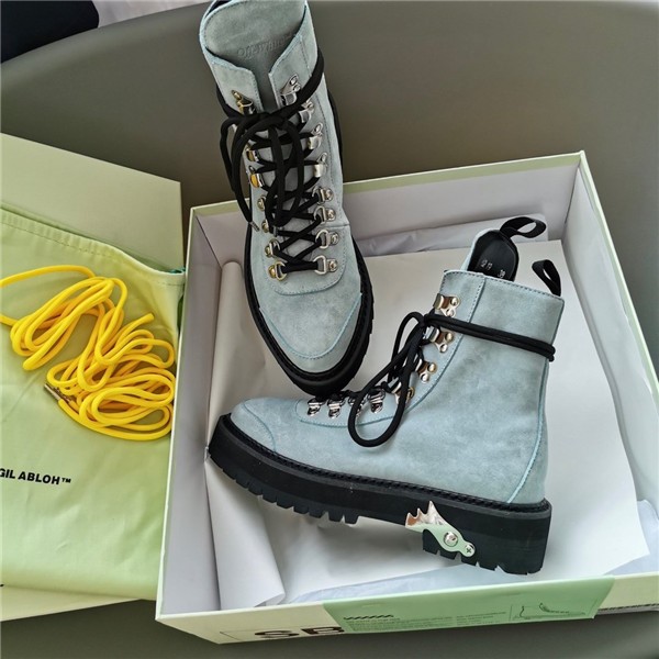 off-white platform motorcycle boots - Image 3
