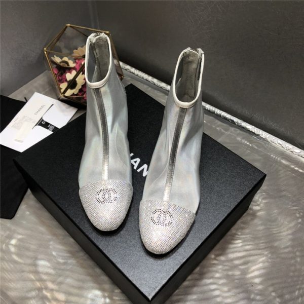 Chanel 2020 transparent boots
